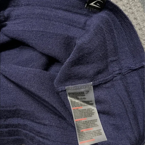 PLEASE DO NOT PURCHASE Gymshark Isla Knit Sleeveless Hoodie Navy Small Merino - Picture 7 of 7